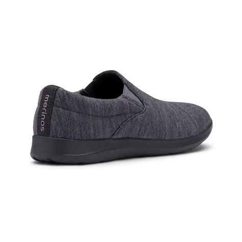 Men's Slip-Ons Dark Grey/Dark Grey - Merinos
