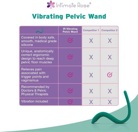 Pelvic Wand w/ Vibration for Pelvic Muscle Pain Vibrating Relief Intimate Rose | eBay