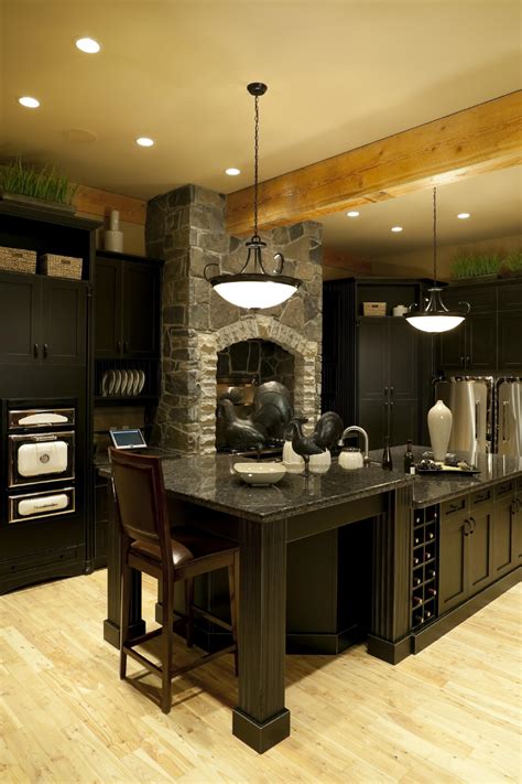 52 Dark Kitchens with Dark Wood and Black Kitchen Cabinets