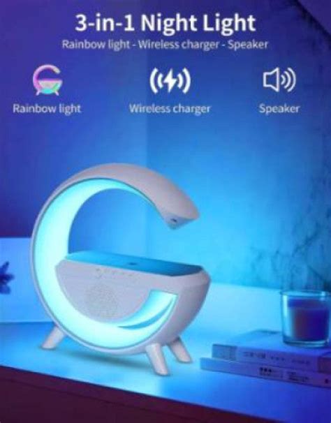 G-Shape LED Wireless Charging Speaker Lamp – DenStore