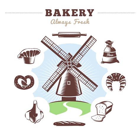 Windmill outline Images - Free Download on Freepik