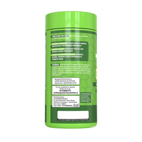 Hungry Muscles | Test Gold | Testosterone Booster for Men | For Energy ...
