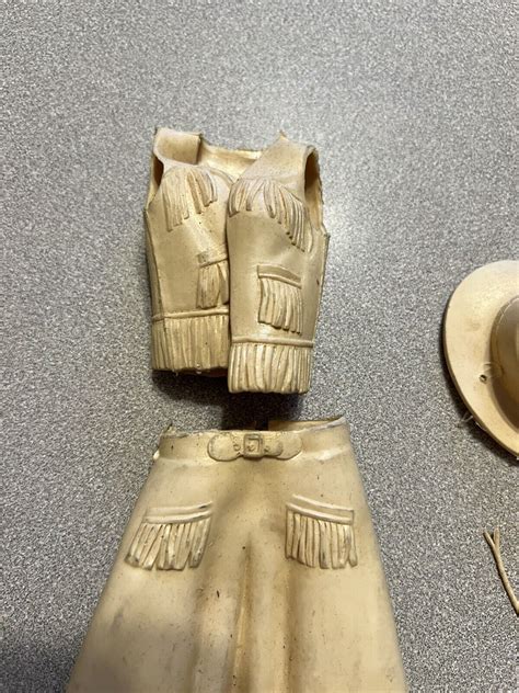vtg Marx Johnny West Jane West Doll Accessories cloths 1960s gun holster bag lo | eBay
