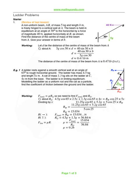 Image result for Ladder Math Problem