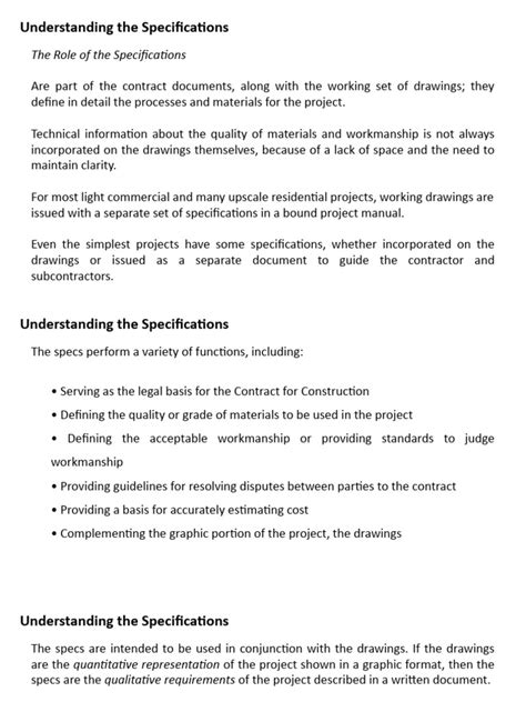 Image result for specification