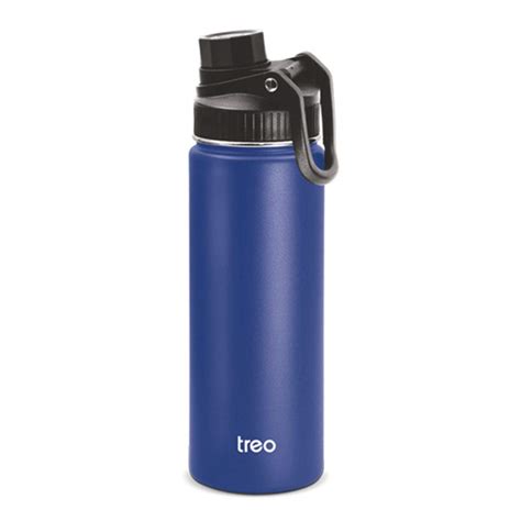 Treo by Milton Go-Active Vacuum Insulated Water Bottle, 600 ml, Blue ...