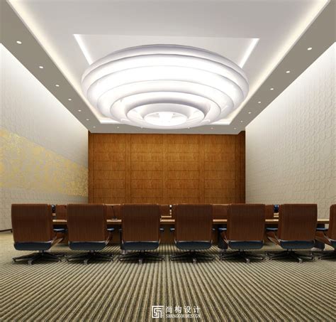 杭州市民中心办公楼室内设计-尚构设计