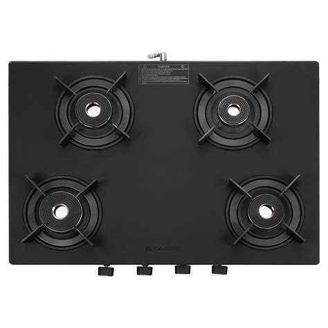Buy FABER NEBULA Glass Top 4 Burner Manual Gas Stove (Matt Finish ...