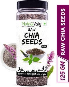 NutroVally Chia Seeds for weight Loss with Omega 3, Calcium and Fiber ...