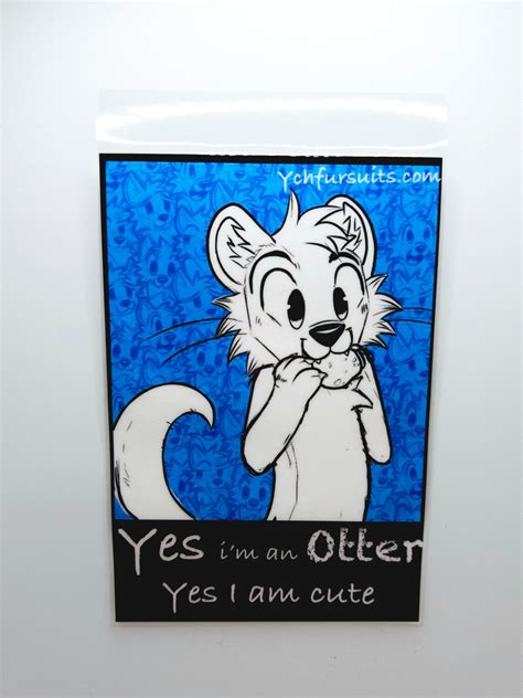 Otter Fursona Badge - YCHfursuits