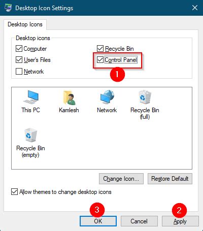 Image result for Acceder al Panel de Control