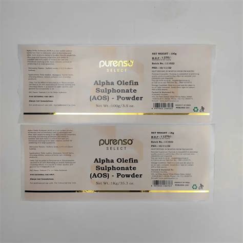 Buy Pure Alpha Olefin (Oleum) Sulfonate (AOS) - Purenso Select