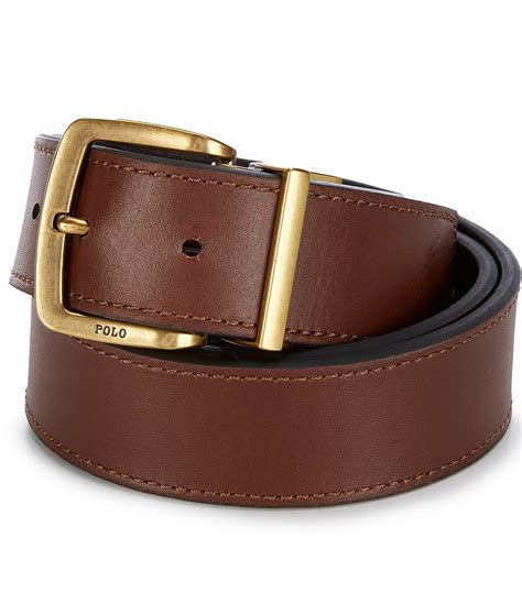 Polo Ralph Lauren Metal Buckle Reversible Leather Belt | Dillard's