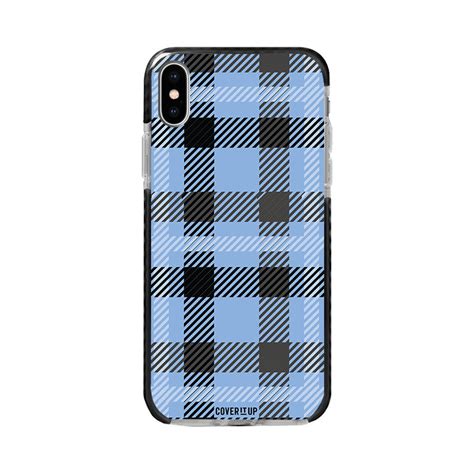 Blue Plaid Bumper Case