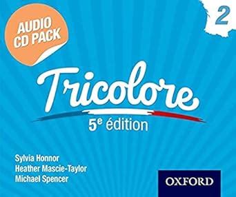 Tricolore Audio CD Pack 2 (Tricolore 5th Edition) : Honnor, Sylvia ...