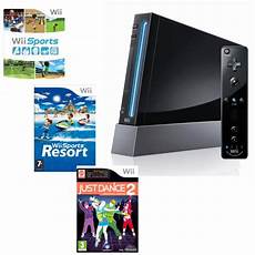wii console sports nintendo wii console black bundle including wii sports wii console sports nintendo wii console black bundle including wii sports