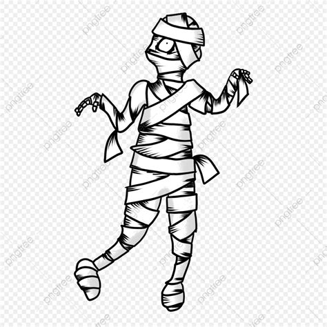 Mummy Clip Art Black And White