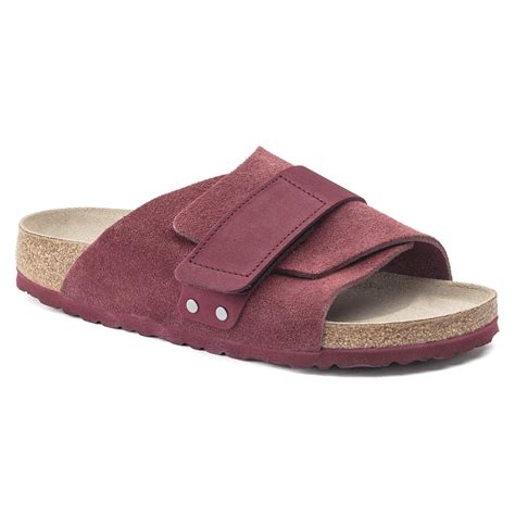 Buy Red Kyoto Nubuck/Suede Leather Online in India - BIRKENSTOCK