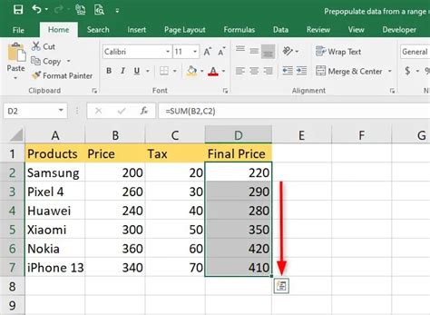 How to Populate Numbers in Excel 的图像结果