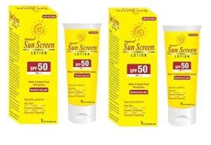 Narica Care Sun Screen Lotion, SPF-50 (60 ml) Pack of (2)/ Sun ...