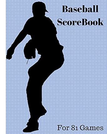Buy Baseball Scorebook: 81 Games, 8in X 10in, Included Most Popular ...