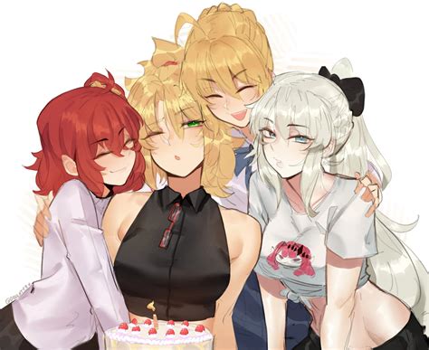 Dynasty Reader » Image › Decca, Gudako x Mordred, Birthday, Fate/X, Yuri