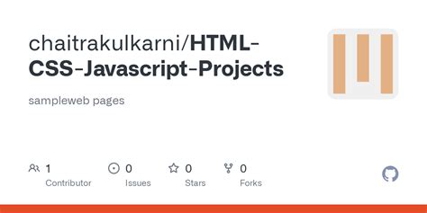 Image result for HTML/CSS JS GitHub