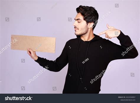 Young Attractive Asian Male Model Holding Stock Photo 2223150957 ...