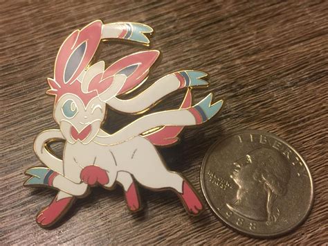 Pokemon Sylveon "Baby-Doll Eyes" Fantasy Hard Enamel Pin | #1870693692