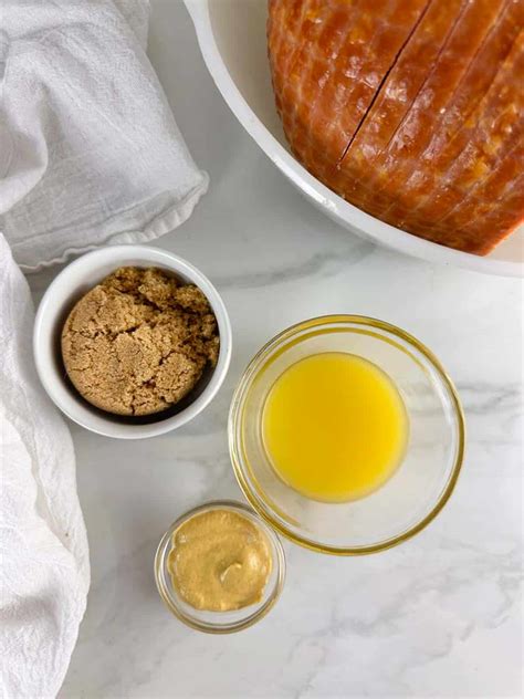 Brown Sugar Ham Glaze (3-ingredient ham glaze) - Seasoned Sprinkles