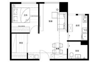 60平米房子设计图,60平米自建房图,60平自建房图_大山谷图库