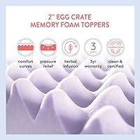 Buy Best Price Mattress Queen Mattress Topper - 3 Inch Egg Crate Memory ...
