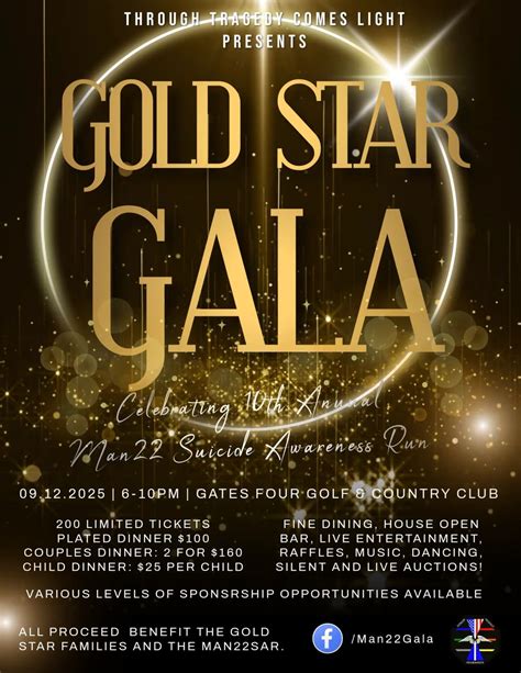TTCL Presents the Gold Star Gala (Celebrating 10 Years of Man22SAR ...