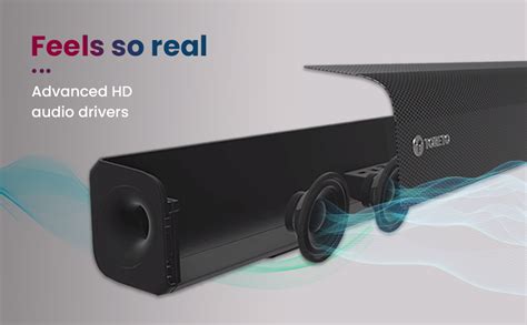 Toreto Harmony-2 160W Dolby Digital Soundbar with Wireless subwoofer ...