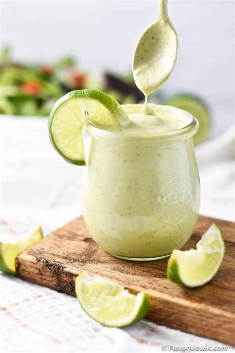 Chick Fil A Avocado Lime Ranch Dressing - Flavor Mosaic