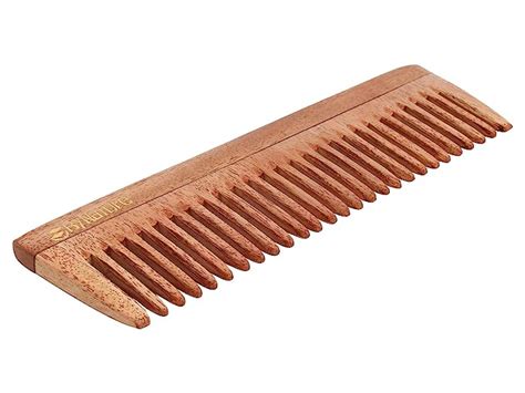 Buy By Nature - Neem Wooden Comb Wide Tooth | Neem Comb for Managing ...