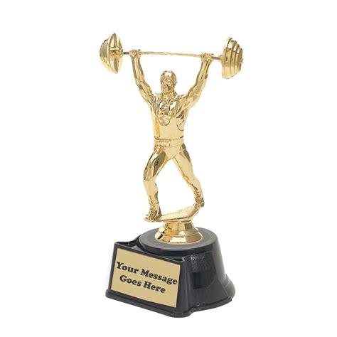 Wrestling Gold Figure on Regal Plastic Base Trophy