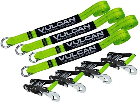 VULCAN Car Rim Tie Downs with Ratchets - 2 Inch x India | Ubuy