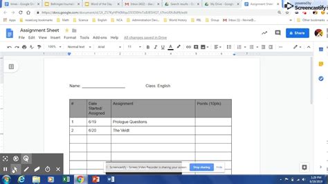 Screencast Example 的图像结果