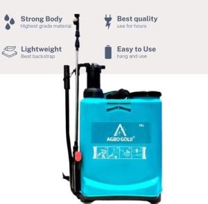 AgroGold Knapsack Manual High Pressure Garden Spray Pump Machine ...