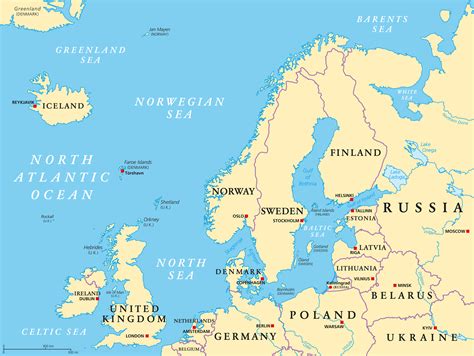 Northern European Countries: Full List, Capitals, and Map - The Facts ...