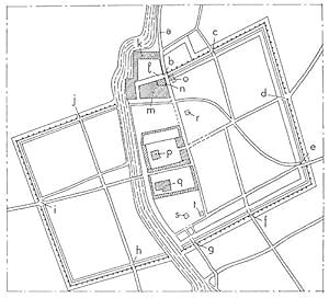 Babylonia Plan of Babylon Nplan of The City Including (B) Ishtar Gate ...