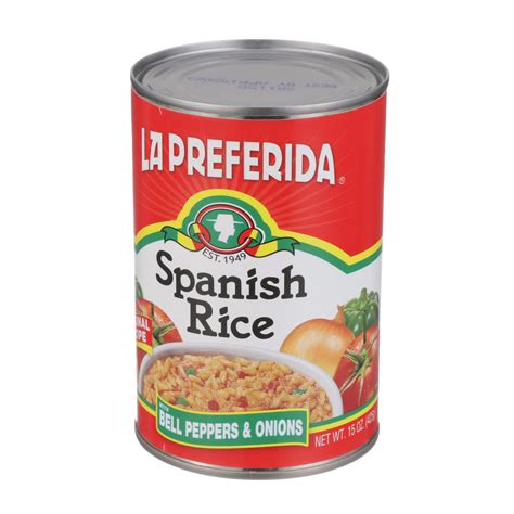 Canned Spanish Rice – Just Heat & Serve | La Preferida