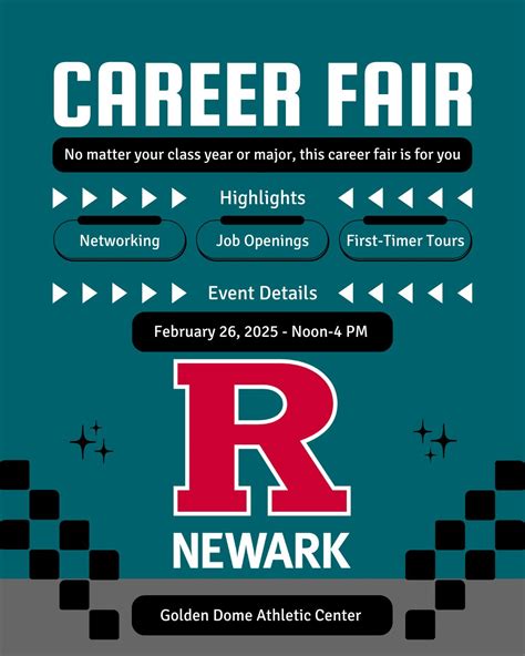 The Spring 2025 Career Fair is for all Rutgers University - Newark ...