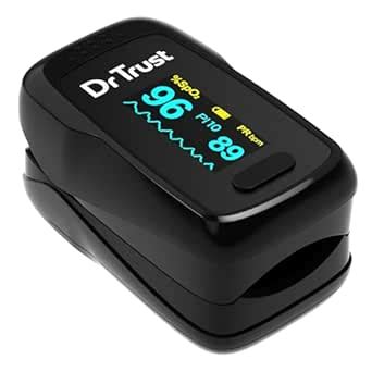 Dr Trust USA Vital Fingertip Pulse Oximeter with Audio Visual Alarm ...