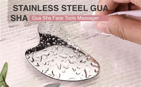 BAIMEI Stainless Steel Gua Sha, Gua Sha Face Tools Massager for Tension ...