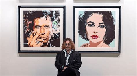 Johnny Depp Debuts His First Art Collection - Friends & Heroes