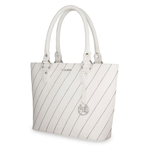 Buy FLYING BERRY Womens White Hand Bag Online