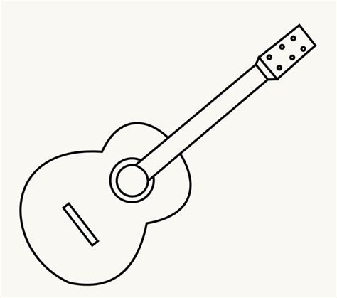 How To Draw A Guitar | Guitar drawing, Easy drawings, Sketches easy