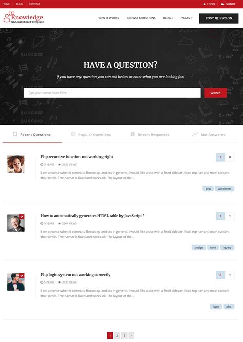 8 Best Question And Answer WordPress Themes 2023 - Gomahamaya